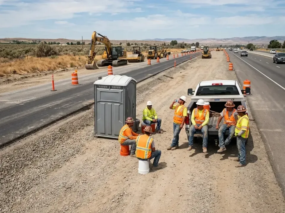highway-road-construction-crew-007 — frequently asked questions, Porta Potty and Restroom Rentals in Minot AFB, ND